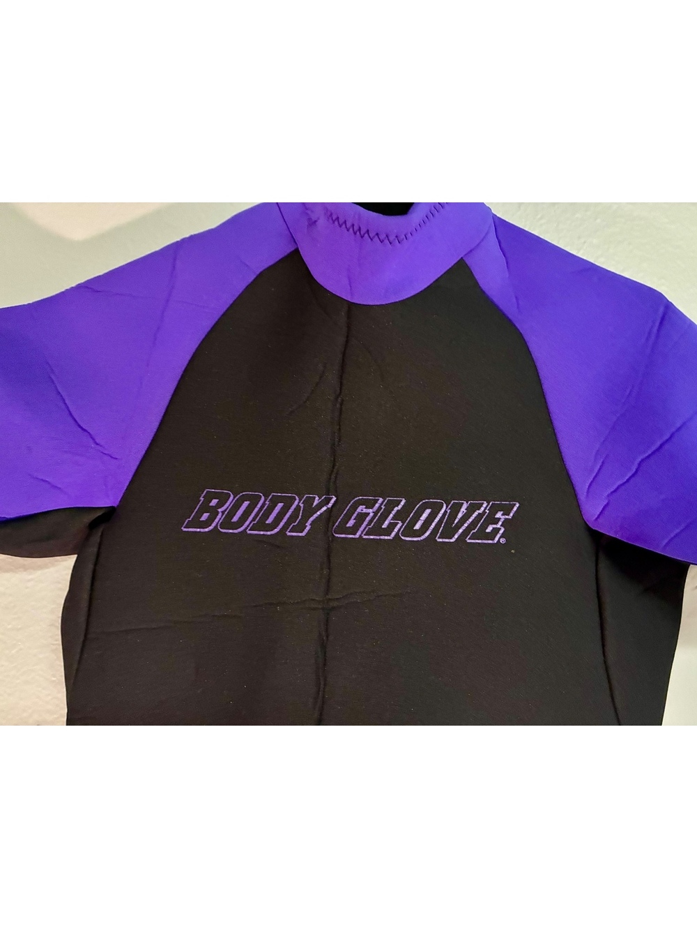 Body Glove Men's Size Medium Short Sleeve Wetsuit Springsuit Black Purple - Picture 3 of 8